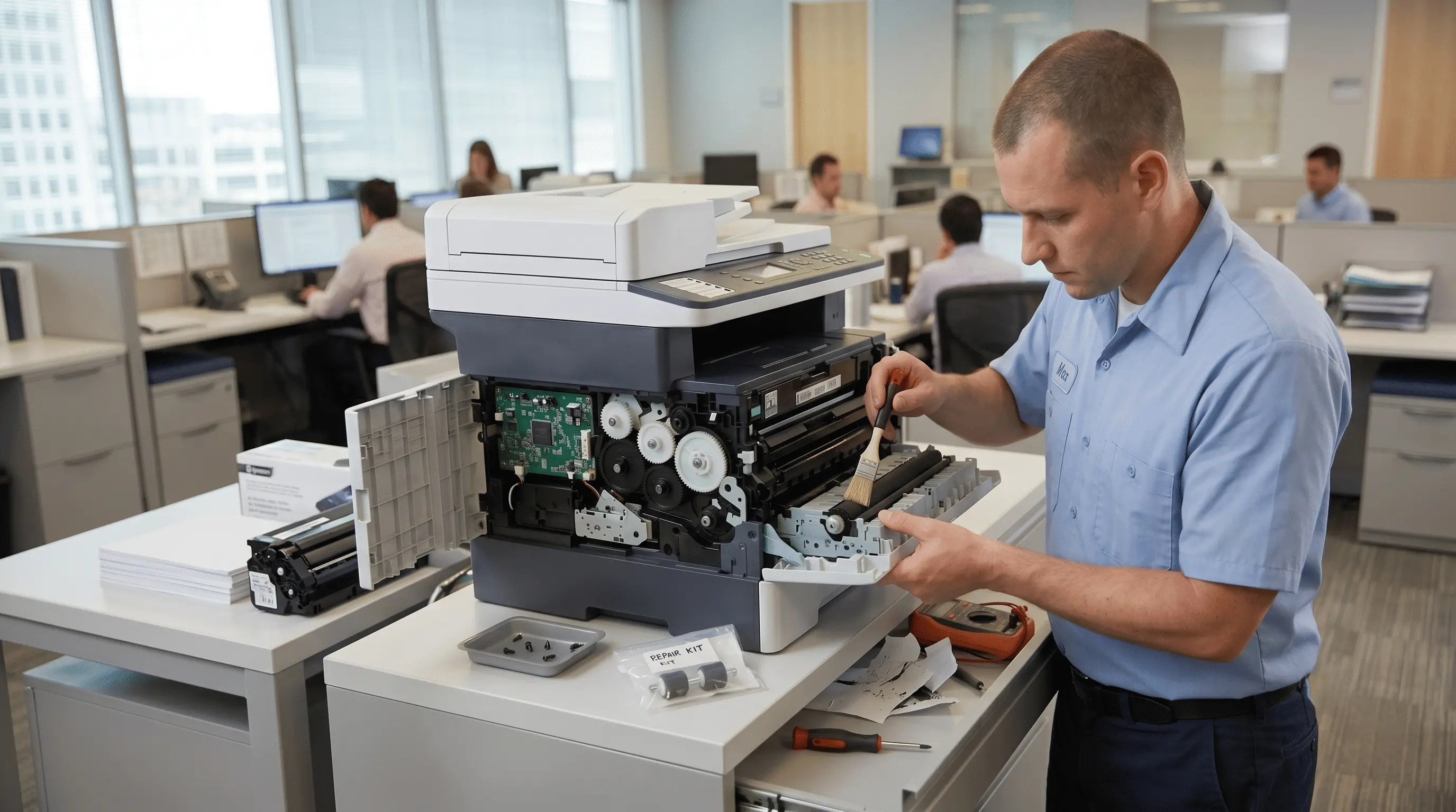 Managed Print Services support for enterprise printer fleets